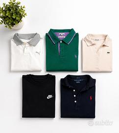 Lotto 5 polo Lacoste Ralph Lauren Nike Puma US Pol