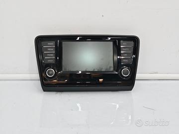 Pannello controllo radio navigatore display skoda