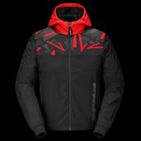 Giacca in Tessuto Spidi Hoodie Evo Sport ROSSO GRI