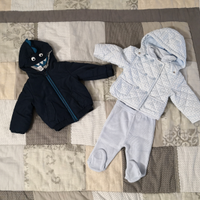 Lotto giubbini neonato 68 cm 6-9 mesi