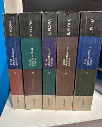 Francesco Flora Storia Letteratura Italiana 5vol.