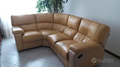 Divano ad angolo - 4 posti con relax
