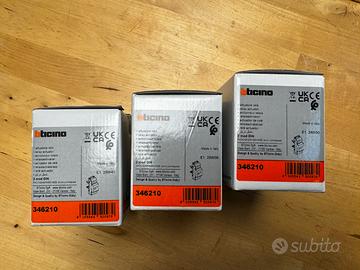 3 x Bticino 346210 - Relé attuatore - 3 pezzi
