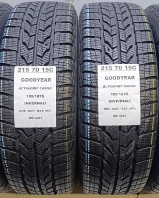 4 GOMME 215 70 15C GOODYEAR INV RIF3481