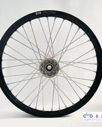 Ruota anteriore cr crf cerchio nero DID dirt star