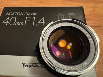 Voigtlander VM Nokton 40mm F1.4 SC (leica)