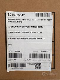 Supporto new-maxi nm1 h.25-40 con testa.