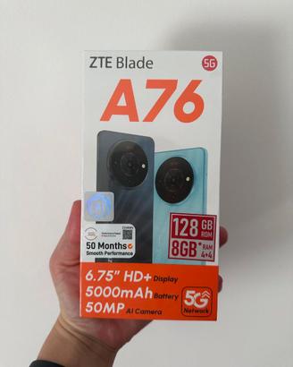 ZTE Blade A76 5G 128GB 8GB RAM – NUOVO SIGILLATO