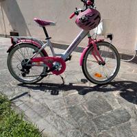 Bicicletta Lombardo 20 da bambina, casco gratis