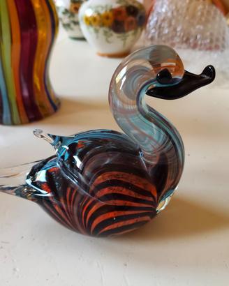 Anatra Cigno Vetro di Murano
