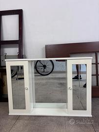 Specchiera bagno bianca lucida