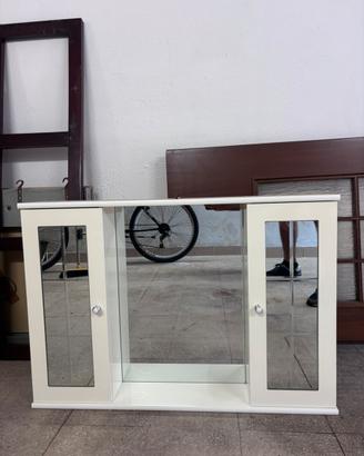Specchiera bagno bianca lucida