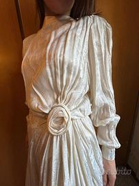 ABITO SPOSA SETA PURA