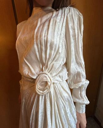 ABITO SPOSA SETA PURA