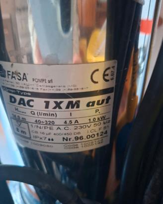 n. 2 Pompe ad immersione per aspirazione acqua