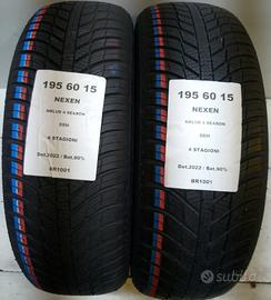 2 GOMME 195 60 15 NEXEN BR1001