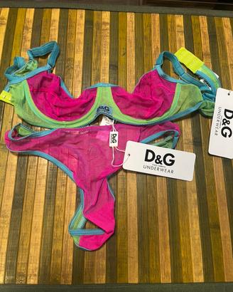 Completo intimo firmato D&G underwear