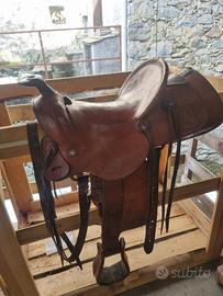 Sella western el cuero