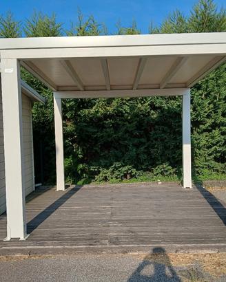 pergola tettoia in legno 3x3 