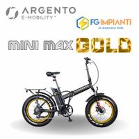 E-Bike Argento Mini Max Gold bici elettrica pieghe