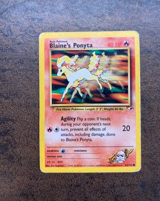 Blaine's Ponyta Set Gym Heroes 063/132 Pokemon