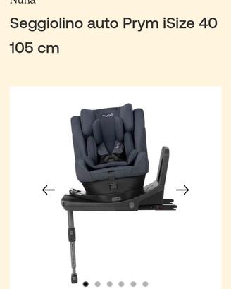 seggiolino auto Nuna Prym i-size 