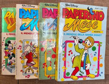 PAPERINO MESE 1988 + altri 3