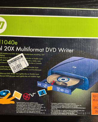 Masterizzatore esterno Lightscribe HP 1040e 20x