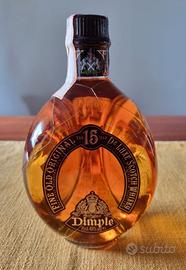 Bottiglia vintage di Dimple 15 Years Whisky