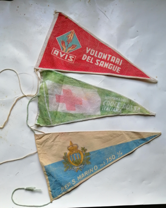 Bandierine pubblicitarie anni:60-'70
