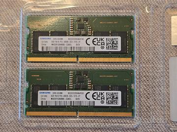 Kit RAM DDR5 So-Dimm Samsung - 2x 8GB