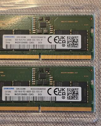 Kit RAM DDR5 So-Dimm Samsung - 2x 8GB