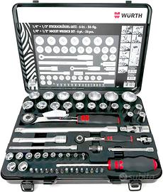 Würth Chiavi a bussola 1/4+1/2 Würth Zebra, assort