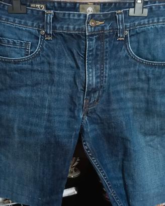 Timberland jeans corti blu 