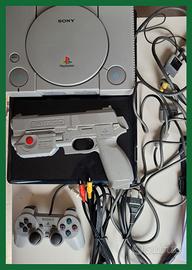 PS1 PlayStation — accessorio pistola incluso
