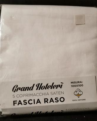 N°5 COPRIMACCHIA fascia raso / TOVAGLIA - 100x100