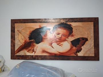 Quadro moderno stampa su tela Amore e Psiche