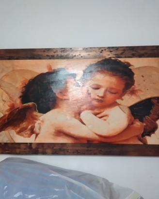 Quadro moderno stampa su tela Amore e Psiche