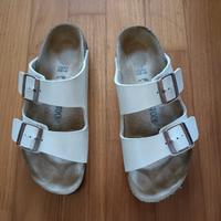 Birkenstock 39 bianco perla