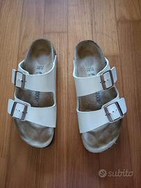 Birkenstock 39 bianco perla