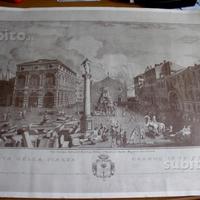 Riproduzione stampa antica Trieste
