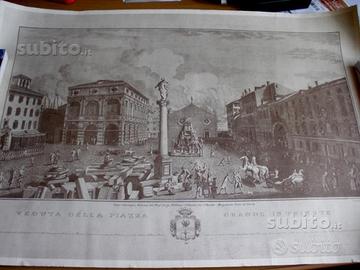 Riproduzione stampa antica Trieste