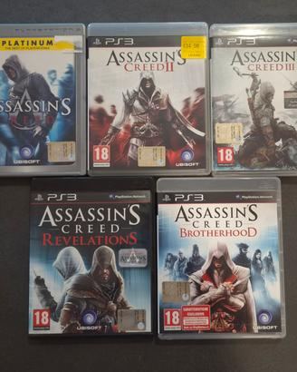 SAGA ASSASSIN'S CREED - 5 GIOCHI PS3