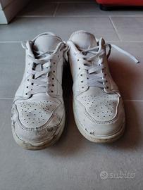 Scarpe Air Jordan 1 Low Bianche taglia 44 EU / 10