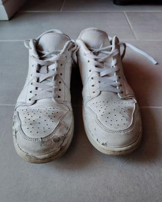 Scarpe Air Jordan 1 Low Bianche taglia 44 EU / 10