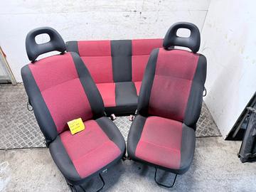Tappezzeria Sedili Fiat 600 Seicento Tessuto Rosso