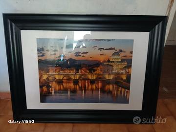 n 4 stampe monumenti di Roma con cornici ikea