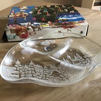 Antipastiera natalizia paesaggio invernale