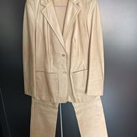 completo donna vera pelle 