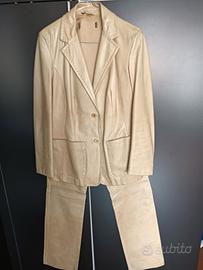 completo donna vera pelle 
